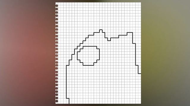 Как нарисовать по клеточкам КОТЕНКА поэтапно. Рисуем по клеточкам КОТИКА. смотреть онлайн