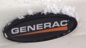 На Св.Николая (в мороз) запускаем Газовый генератор Generac 8 кВт.