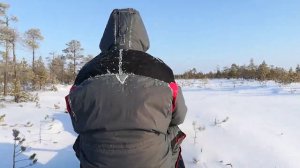 Мотобуксировщик "МУЖИК" едут на рыбалку