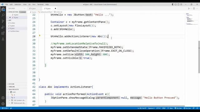 CS506 Lecture 10 & Lecture 11 | Draw a Window Form and JAVA Event Handling - Button Click Event смотреть онлайн