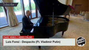 Vladimir Putin plays Despacito on piano!!! // Vladimir Putin toca Despacito en piano!!!