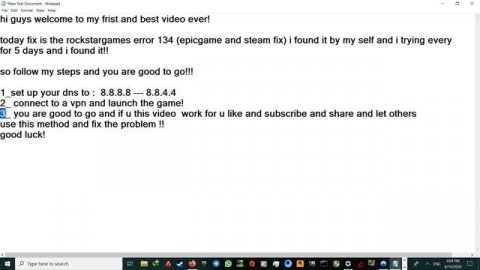 error 134 rockstargame launcher fix (epicgames and steam)