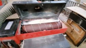 Первая работа Барабанно шлифовального  станка JIB 21106