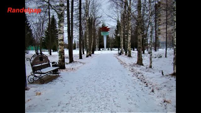 Ноябрьские пейзажи города Мирный (космодром Плесецк), Архангельская область смотреть онлайн