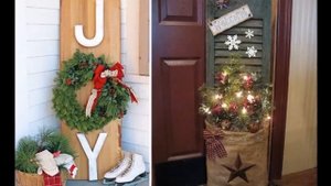 Как украсить дачу к Новому году Новогодние поделки