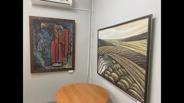 Анатолий Галюзин  экскурсия по выставке.