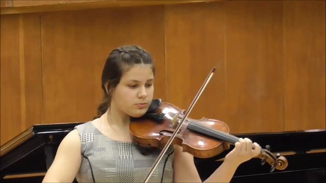 Maria Blal - Vivaldi violin Concerto No  6 in G minor La Stravaganza Op 4 RV 316а