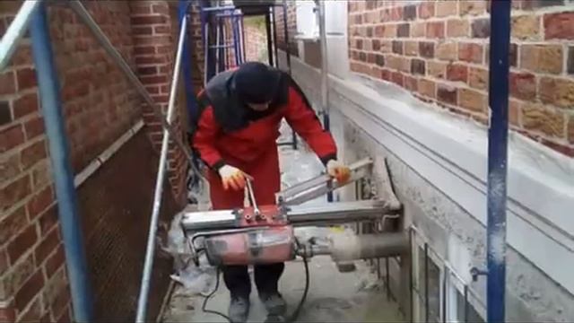 Алмазное сверление технологических отверстий смотреть онлайн