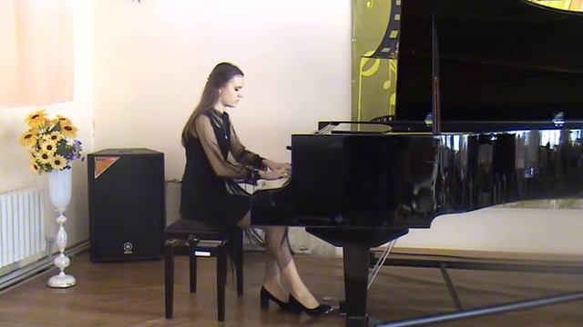 Василий Калинников "Грустная песенка".Исп. Никулина Анна, 6 класс смотреть онлайн