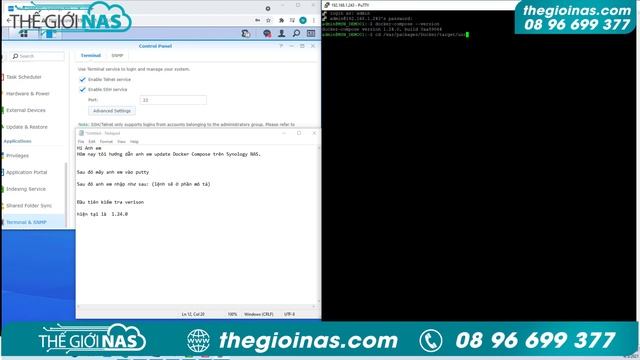 Hướng dẫn Update Docker trên NAS Synology | Thế Giới NAS смотреть онлайн