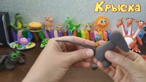 Крыска из воздушного пластилина. Легко и просто!