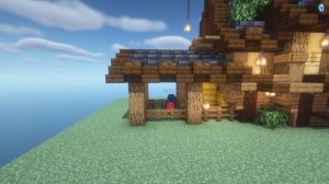 Minecraft Forest Cottage with Stable - Timelapse + Download