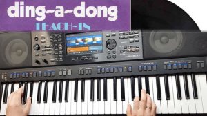 Teach In - DING A DONG SOng Cover  Yamaha psr sx900
