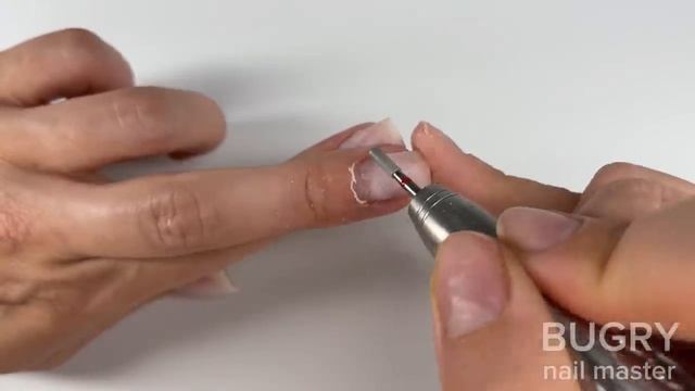 Аппаратный маникюр подробно БЕЗ ускорения/ Коррекция гелем/ Объемный дизайн #татьянабугрий