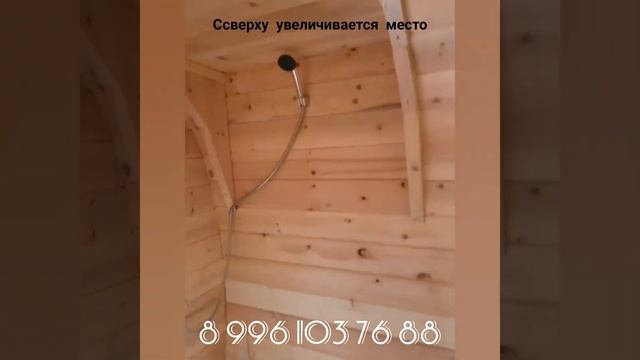 Обзор 6 метровой квадро бани с душевой кабиной