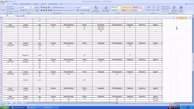 Цифровой отчёт по дням пребывания в Европе смотреть онлайн