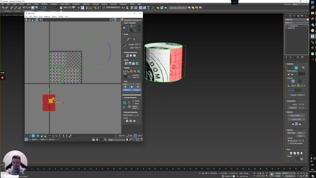 Как наложить этикетку на бутылку в 3Ds Max? | Лайфхаки по работе в 3Ds Max