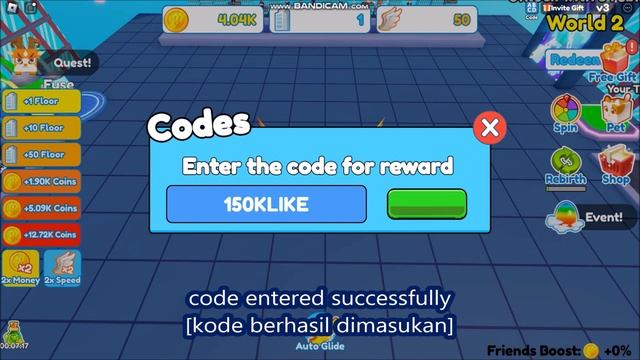 *CODES* [SPECIAL] Building towers to fly farther ROBLOX | 9 AUGUST 2023 смотреть онлайн