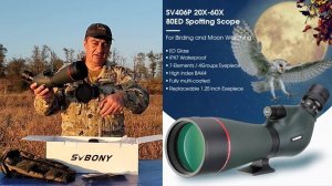 SVBONY SV406P 20-60x80 ED - труба премиум класса! / Обзор.