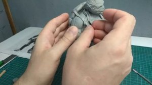 Sculpting RAPHAEL from TMNT (Timelapse)/Лепим Рафаэля из черепашек ниндзя.