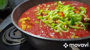 Домашний томат с болгарским перцем. И для борща, и просто покушать! Как приготовить