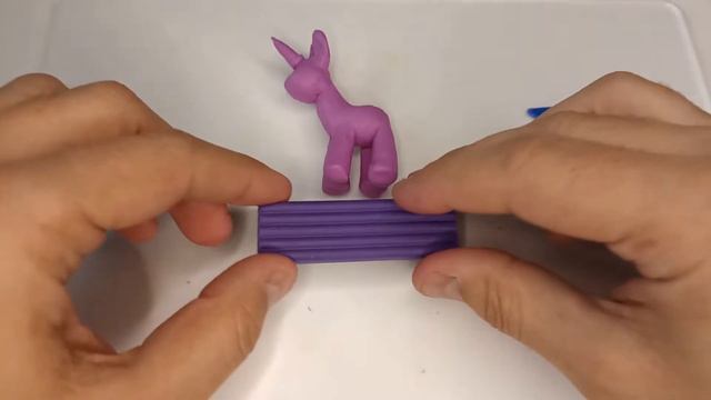 Леплю из пластилина Пони Искорку из Май Литл Пони. My Little Pony. Twilight Sparkle from plasticine смотреть онлайн