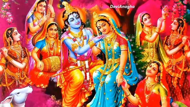 Lord krishna relaxing flute music | flute meditation music | Indian flute instrumental @devianagha смотреть онлайн