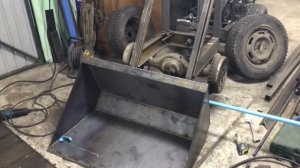 Мини погрузчик ковш 5часть