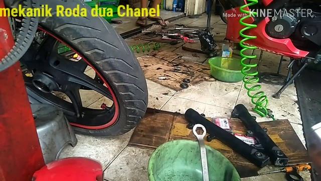 CARA ganti seal shock depan Honda CBR 150R