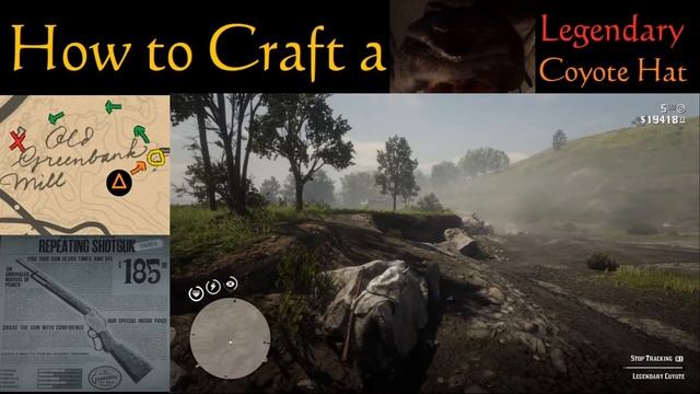 RDR2 How to craft a legendary coyote hat смотреть онлайн
