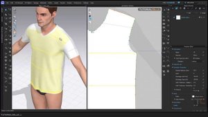 0029. cut & sew & merge tool in clo3D