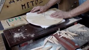 Как сделать фанерный круг на стационарной циркулярной пиле и ремонт  стула