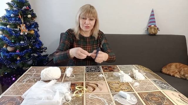 Ангелочек ?из ниток, легко?)))