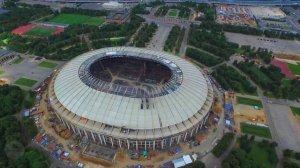 Строительство стадиона Лужники к чемпионату мира 2018
