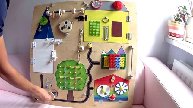 Бизиборд своими руками. Купить развивающую доску (доску с замочками ) в СПб. смотреть онлайн