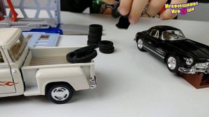 Полицейская машинка Ламборгини ловит Пикап Шевроле Police cars toys