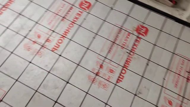 Крепления металической сетки для обустройства теплого пола. смотреть онлайн