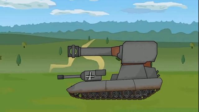 тест немецкого монстра (Анимация про танки) смотреть онлайн