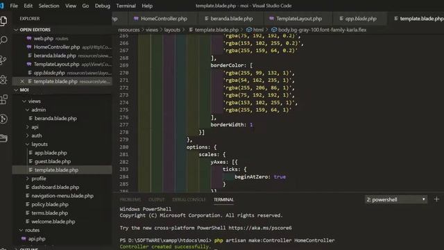 #3 Layout Laravel Menggunakan Tailwind CSS Template смотреть онлайн