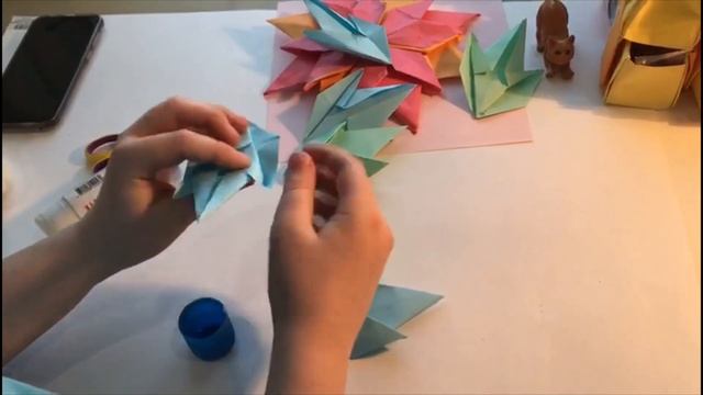 Как просто сделать модульное оригами Звёздочка смотреть онлайн
