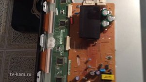 Ремонт платы Y-SUS телевизора Samsung PS43D452A5. Цветные помехи.