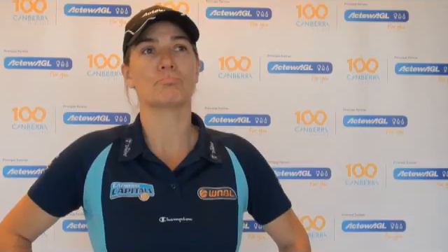 Caps vs Waves. Carrie Graf on the Caps. смотреть онлайн