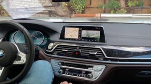 BMW 7er G11, G12 - доп мультимедиа система на штатный монитор