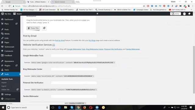 How to setup google webmaster on wordpress || Website || Site || Rakesh Tech Solutions смотреть онлайн