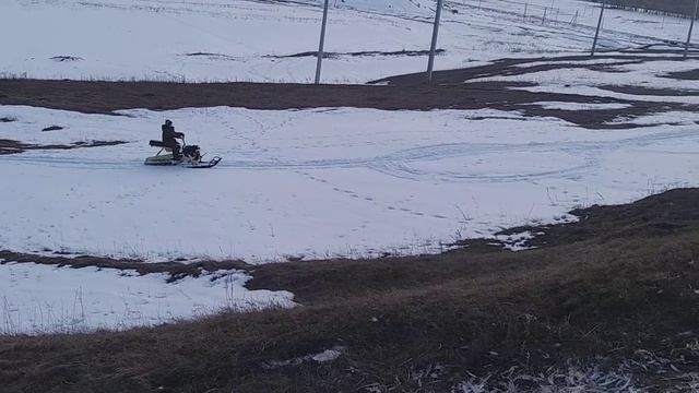 Самодельный снегоход для детей смотреть онлайн