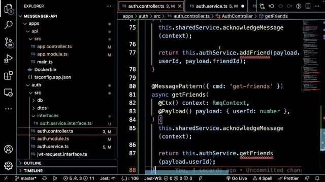 NestJS Interceptor and Friend Requests