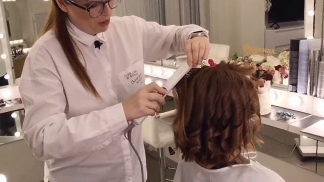 Локоны на утюжок |Прическа на каждый день |На короткие волосы | Hair tutorial |Short hair Hairstyle смотреть онлайн