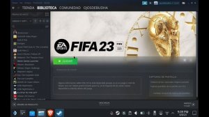 FIFA 23 en SteamOS Steam deck