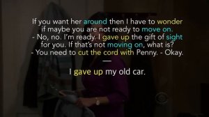 #101 “CUT THE CORD” - “прервать все отношения” ?? Теория Большого Взрыва ??