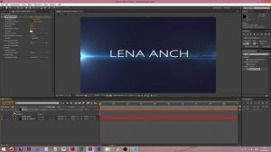 #11 Простая анимация текста (Плагин Optical Flares) Превью в After Effects